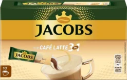 Jacobs 3in1 Sticks Café Latte | Löslicher Kaffee | 10 Portionen -Haribo || Tassimo || Senseo Verkaufsgeschäft e5b8e841682cb91a8b64435107cc2af5