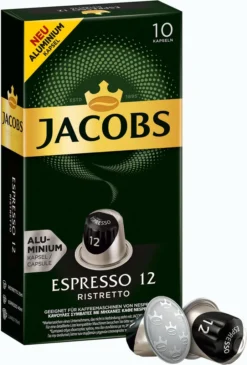 JACOBS Kapseln Espresso Ristretto 100 Nespresso Kompatible Kaffeekapseln -Haribo || Tassimo || Senseo Verkaufsgeschäft e681bbd75f1605a3bdf7a7baa13507af