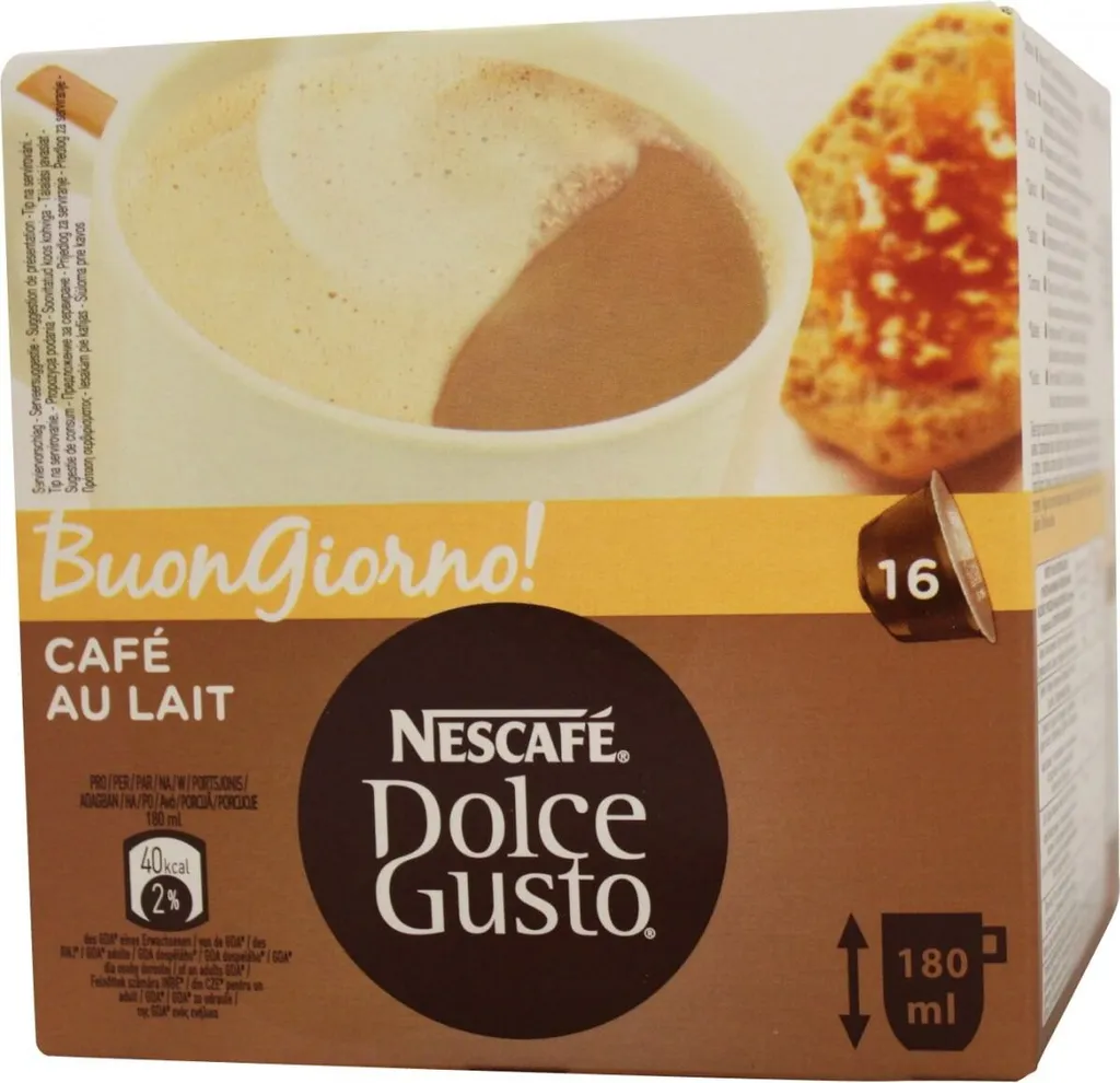 Nescafé® Nescafé Dolce Gusto Café Au Lait | 16 Kaffeekapseln 7 Nescafé® Nescafé Dolce Gusto Café Au Lait | 16 Kaffeekapseln – Bild 5