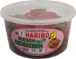 HARIBO Riesen Erdberen Dose Mit 150 Stück -Haribo || Tassimo || Senseo Verkaufsgeschäft e8dcbf80694fa86e4ae48b2423d0d885