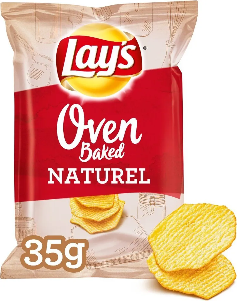 Lay's Ofengebackene Naturchips 20 Beutel X 35 Gramm 4 Lay's Ofengebackene Naturchips 20 Beutel X 35 Gramm – Bild 2