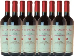 Rotwein Italien Primitivo Il Passo Puglia Trocken (9x0,75L)