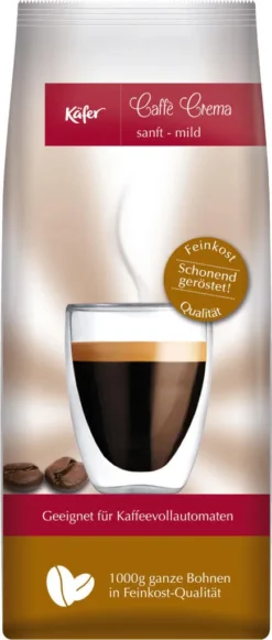Käfer Caffè Crema Lungo | Ganze Bohne | 1000 G -Haribo || Tassimo || Senseo Verkaufsgeschäft ed0de750317dd16beeaccbc60e07b4e2