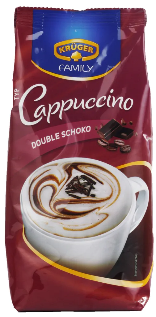 Krüger Family Cappuccino Double Schoko | 500-g-Beutel 5 Krüger Family Cappuccino Double Schoko | 500-g-Beutel – Bild 3
