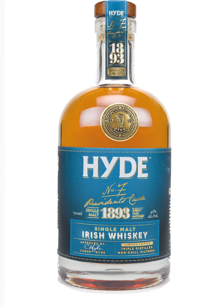 Hyde No. 7 Presidents Cask Sherry Cask Matured Limited Edition 1893 Whisky 3 Hyde No. 7 Presidents Cask Sherry Cask Matured Limited Edition 1893 Whisky