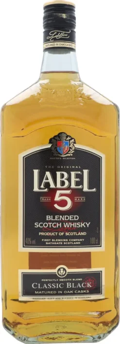 Label 5 Blended Scotch Whisky 40% 1,0L -Haribo || Tassimo || Senseo Verkaufsgeschäft ee80e932ae805147addb7d4a39126d03