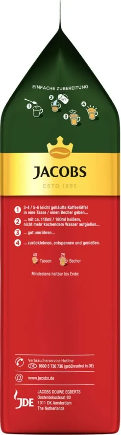 JACOBS Typ Cappuccino 10 Beutel Löslicher Kaffee Intantkaffee 10 X 400 G Cremig -Haribo || Tassimo || Senseo Verkaufsgeschäft efbe1971bdf5a211deebf87e4d6adfab