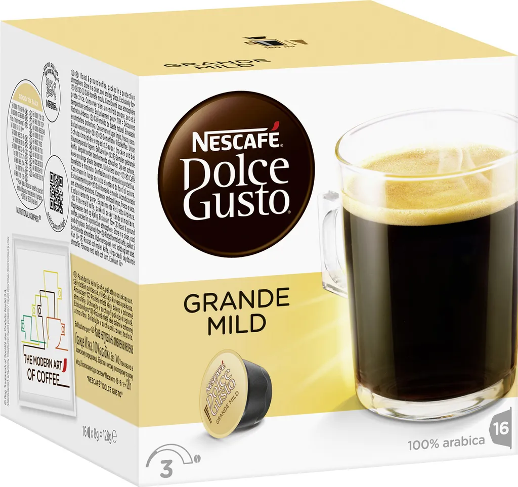Nescafé® Nescafé Dolce Gusto Grande Mild | 16 Kaffeekapseln 3 Nescafé® Nescafé Dolce Gusto Grande Mild | 16 Kaffeekapseln