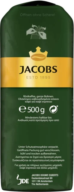 JACOBS Kaffeebohnen Krönung Aroma-Bohne Kräftig 6x500g Ganze Kaffee Bohnen -Haribo || Tassimo || Senseo Verkaufsgeschäft eff377cb89638dc55ce8fe0f7039e000