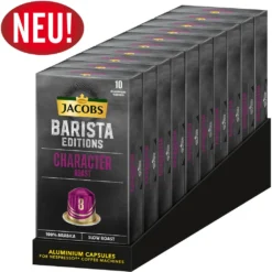 JACOBS Kapseln Barista Editions Character Roast 8 10x10 Nespresso®* Kompatibel