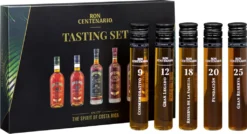 Ron Centenario Rum Tasting Set | Beinhaltet Centenario 9, 12, 18, 20 & 25 | 40 % Vol | 5 X 50 Ml | Insgesamt 0,25 L -Haribo || Tassimo || Senseo Verkaufsgeschäft f265b34d23525a9dc31231b3726af117