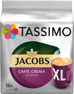 TASSIMO Jacobs Caffè Crema Intenso XL 5er Pack T Discs Kapseln 5 X 16 Getränke -Haribo || Tassimo || Senseo Verkaufsgeschäft f295627fa159a731b891c5943a0e214a