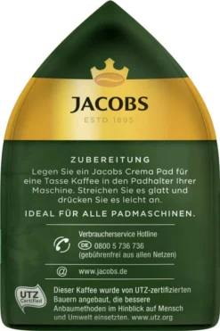 JACOBS Pads Crema Balance 5 X 18 Getränke - 90 Kaffeepads Senseo Kompatibel -Haribo || Tassimo || Senseo Verkaufsgeschäft f2dfd2548acd63dc2392be1d31179984