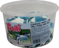 Trolli Haifische Extraweich Aus Schaumzucker Und Fruchtgummi 1200g 7 Trolli Haifische Extraweich Aus Schaumzucker Und Fruchtgummi 1200g -Haribo || Tassimo || Senseo Verkaufsgeschäft f323d52367ecb791230b594b509867f4