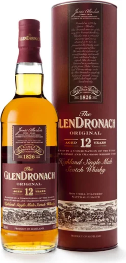 The GlenDronach 12 Jahre Original Highland Single Malt Scotch Whisky In Geschenkpackung | 43 % Vol | 0,7 L -Haribo || Tassimo || Senseo Verkaufsgeschäft f32cc3d30fc7a0675027c08bff342ff6