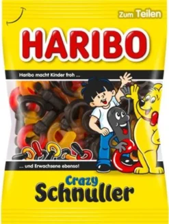 Haribo Crazy Schnuller Fruchtgummi Lakritz Veggie Gelatinefrei 200g -Haribo || Tassimo || Senseo Verkaufsgeschäft f3480e2fcc574c221fe80d9b9adc5e68