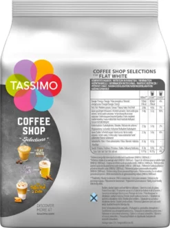 TASSIMO Coffee Shop Selections Flat White T Discs Kapseln 5er Pack 5x8 Getränke 10 TASSIMO Coffee Shop Selections Flat White T Discs Kapseln 5er Pack 5x8 Getränke -Haribo || Tassimo || Senseo Verkaufsgeschäft f4ecebf87292e4e7e41c2ce8c462ccc1