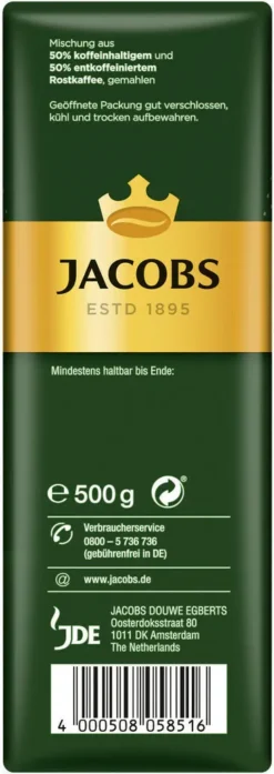 JACOBS Filterkaffee Krönung Balance 6 X 500g Pulver-Kaffee Gemahlen Röstkaffee -Haribo || Tassimo || Senseo Verkaufsgeschäft f5075d8e6ebbcddd27c446b174db3464 1