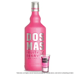 Dos Mas Pink Shot Fresh And Fruity Berry Shot Kissed By Vodka | 17 % Vol | 0,7 L -Haribo || Tassimo || Senseo Verkaufsgeschäft f51e2a70a8e24c60514820963869d194