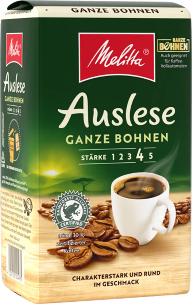 MELITTA Auslese Ganze Bohnen Für Filterkaffee 10x500 G Kräftig Mit Rundem Aroma 3 MELITTA Auslese Ganze Bohnen Für Filterkaffee 10x500 G Kräftig Mit Rundem Aroma
