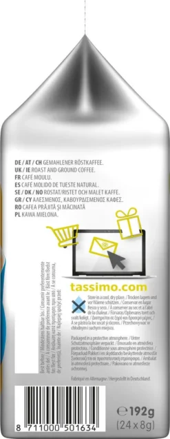 TASSIMO Kapseln Morning Café XL T-Discs Mild & Smooth 5 X 21 - 105 Getränke -Haribo || Tassimo || Senseo Verkaufsgeschäft f739d89f3849f41dec9f3ee71005227a