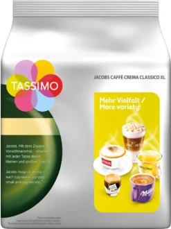 TASSIMO Kapseln Aktions-Paket 8 Packungen (4 Sorten) + Vivy 2 Schwarz Gratis -Haribo || Tassimo || Senseo Verkaufsgeschäft f7b358384c56f2525f4763ec83f949fe