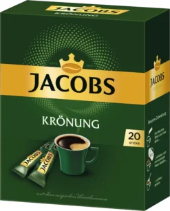 JACOBS Krönung Löslicher Kaffee 8 X 20 Getränke Sticks Instantkaffee -Haribo || Tassimo || Senseo Verkaufsgeschäft f8ab188ad59a99c00986f4ed0fab6255