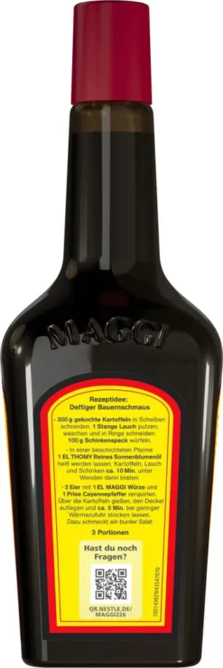 Maggi Würze Vorratsflasche Für Suppen Salate Und Und Soßen 1000g -Haribo || Tassimo || Senseo Verkaufsgeschäft f902d9f2a2b335fb2e3a25207a0c52c5