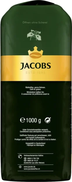 JACOBS Kaffeebohnen Expertenröstung Espresso 3 Kg Ganze Espressobohnen + 1 Jacobs Barista Becher + 1 Dose -Haribo || Tassimo || Senseo Verkaufsgeschäft f936ad5e4355d3d93b9e5883733395fe