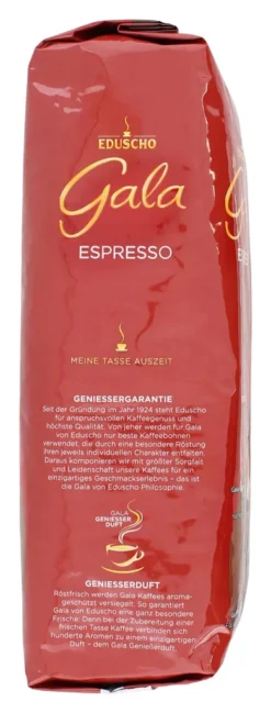 Eduscho Gala Espresso Kaffeebohnen 1kg -Haribo || Tassimo || Senseo Verkaufsgeschäft f9436c08432d17708ee2ca612077c26d