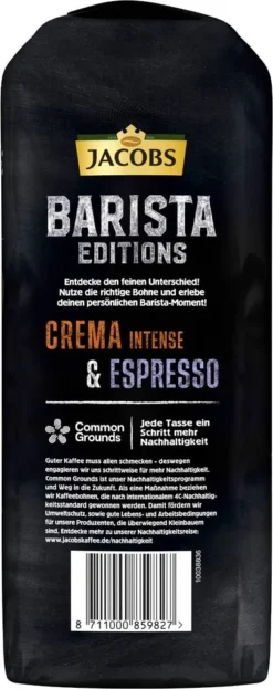 JACOBS Kaffeebohnen Barista Editions Crema Do Brasil 4 X 1 Kg Geröstete Bohnen -Haribo || Tassimo || Senseo Verkaufsgeschäft f99c808299bb483242abe86a267ffa35