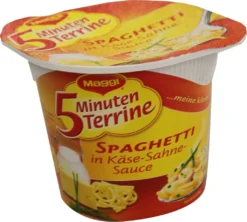 Maggi 5 Minuten Terrine Spaghetti In Cremiger Käse Sahne Sauce 62g -Haribo || Tassimo || Senseo Verkaufsgeschäft f9a4eed2194b57832020870126da042b