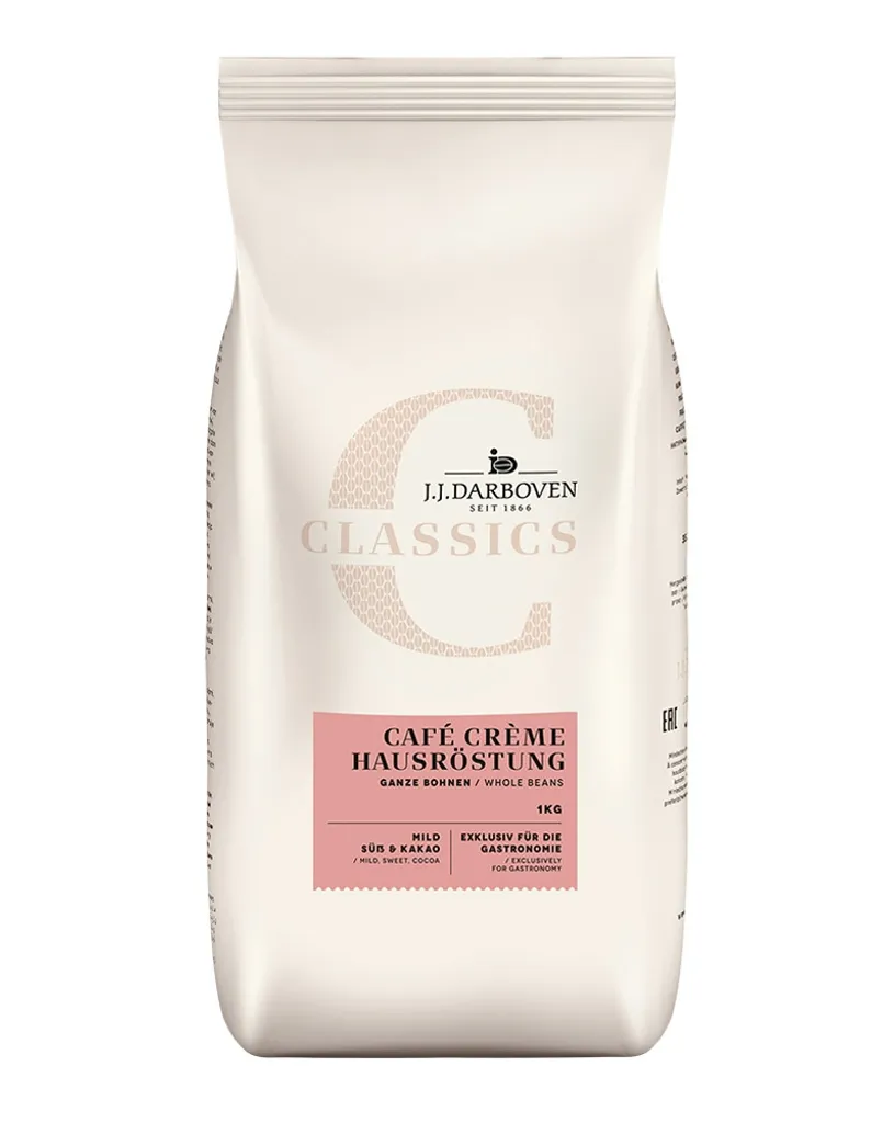 Kaffee CLASSICS Café Crème Hausröstung Von J. J. Darboven, 1000g Bohnen 3 Kaffee CLASSICS Café Crème Hausröstung Von J. J. Darboven, 1000g Bohnen