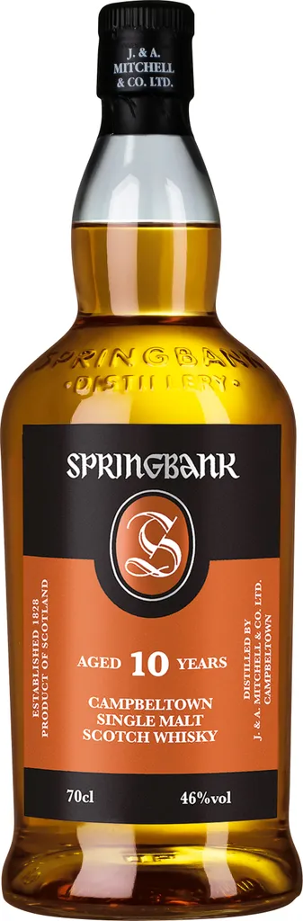 Springbank 10 Years Old Campbeltown Single Malt 46% 0,7L 3 Springbank 10 Years Old Campbeltown Single Malt 46% 0,7L