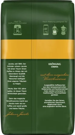 JACOBS Kaffeebohnen Krönung Crema 3 Kg Ganze Geröstete Bohnen + 1 Jacobs Barista Becher + 1 Dose 12 JACOBS Kaffeebohnen Krönung Crema 3 Kg Ganze Geröstete Bohnen + 1 Jacobs Barista Becher + 1 Dose -Haribo || Tassimo || Senseo Verkaufsgeschäft fc796c7f6452d8402feaec03b8fc7601