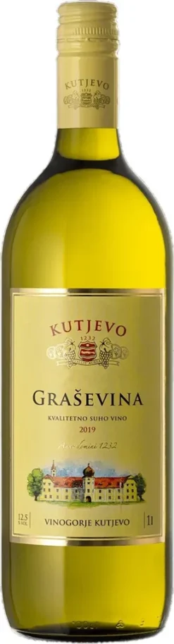 Kutjevo Graševina 1 Ltr. - Weißwein - Slavonien - Kroatien