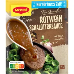Maggi Für Genießer Rotwein Schalotten Sauce Ergibt 250ml 28g