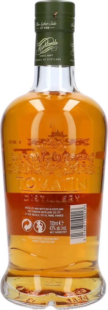 Tomatin 12 Jahre Highland Single Malt Scotch Whisky | 43 % Vol | 0,7 L 12 Tomatin 12 Jahre Highland Single Malt Scotch Whisky | 43 % Vol | 0,7 L – Bild 10